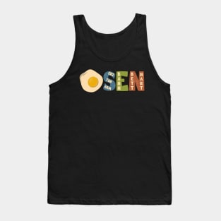 Make iron out of fried eggs Tank Top